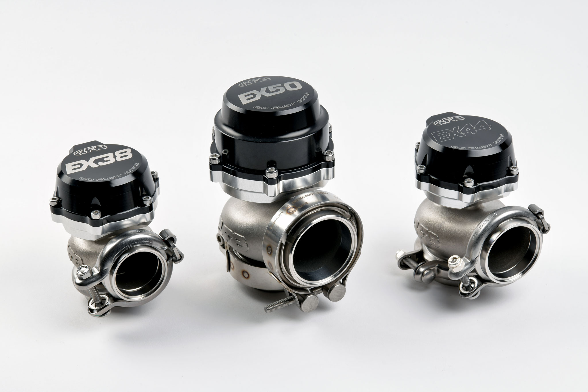 GFB's wastegates collection.