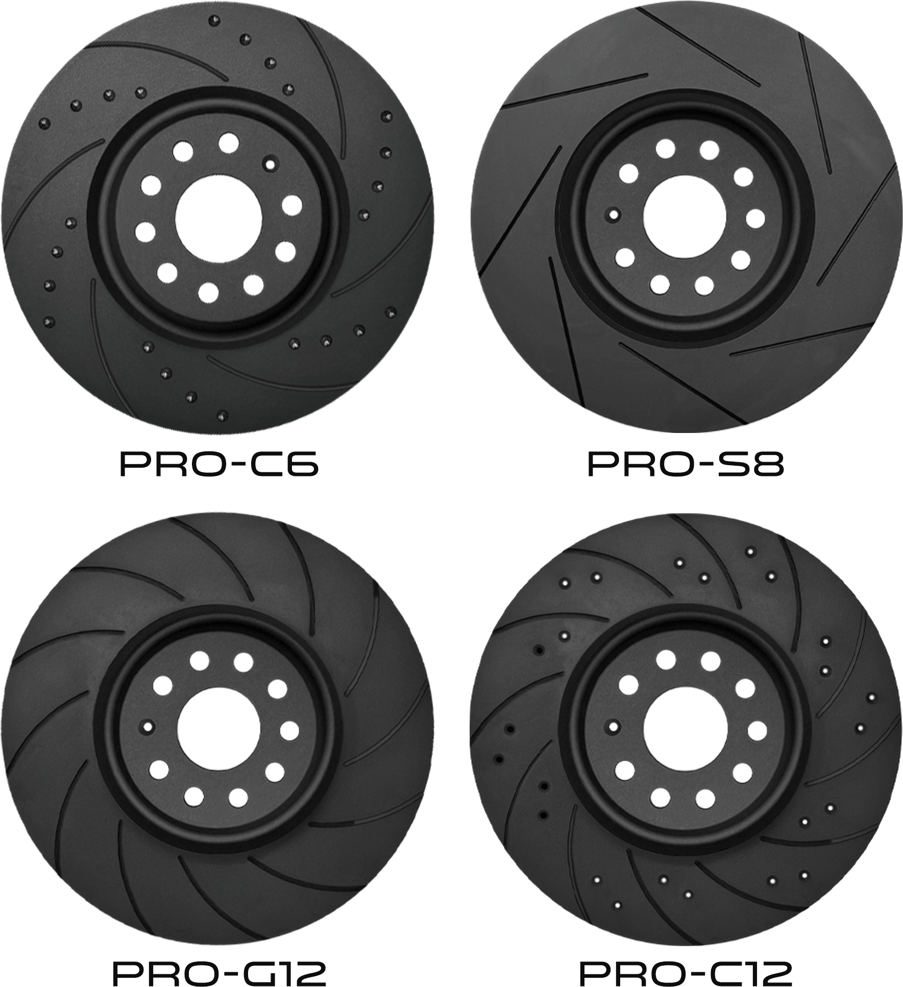The Four Probite Disc Styles